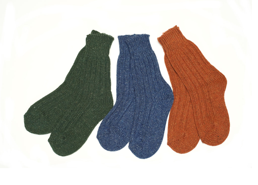 tittimitti® Men’s Wool Silk Socks – Soft Warm Winter Crew Socks Made in Italy-Winter